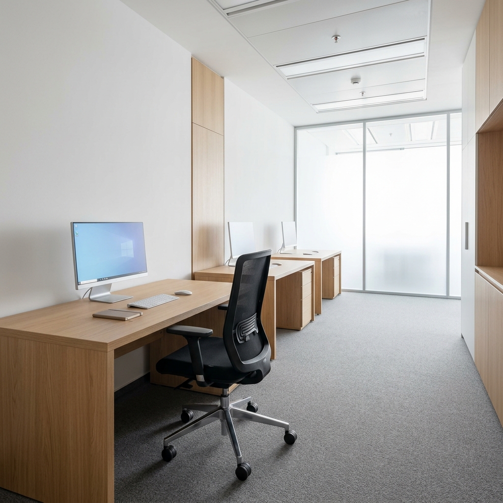 Office without plants