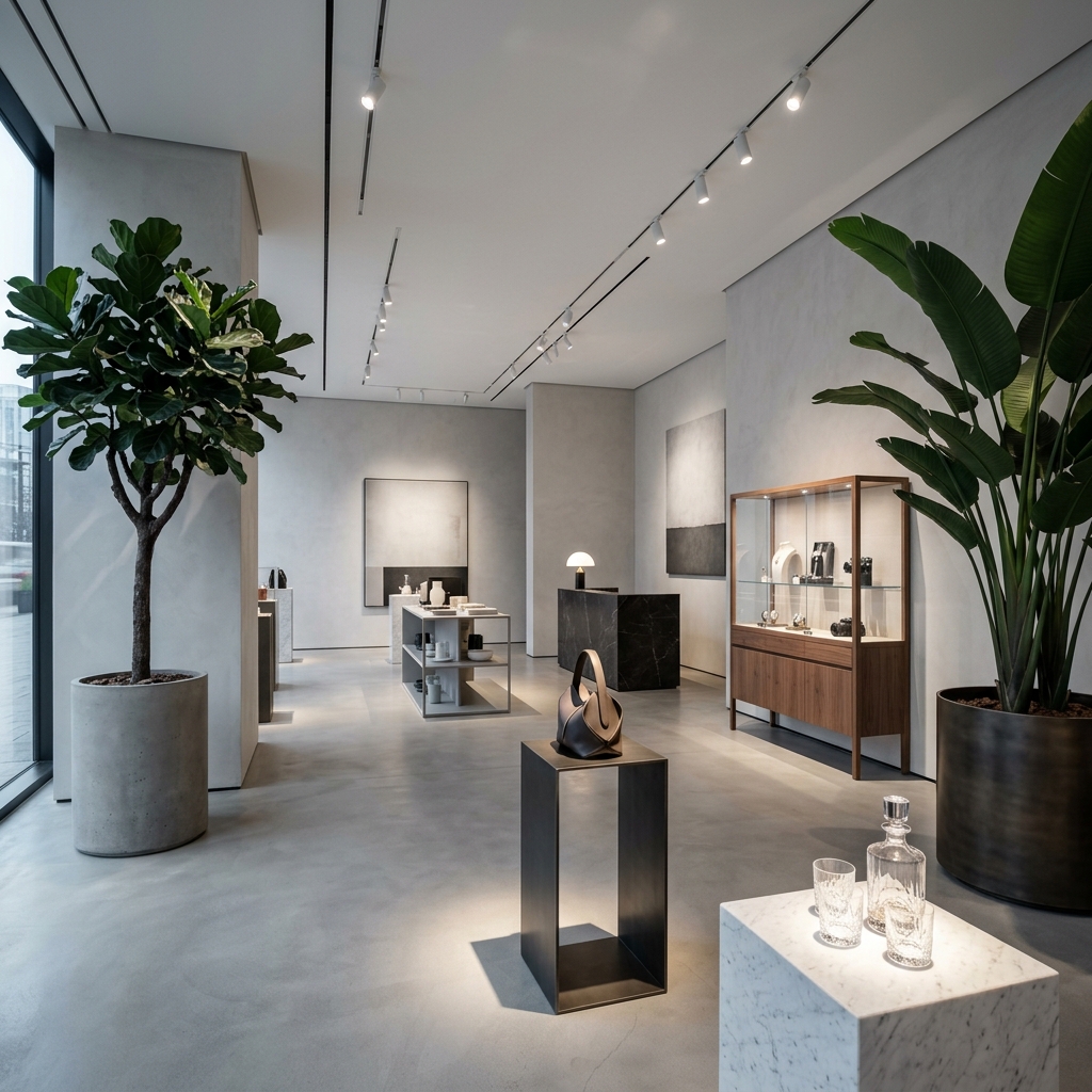 Showroom greenery